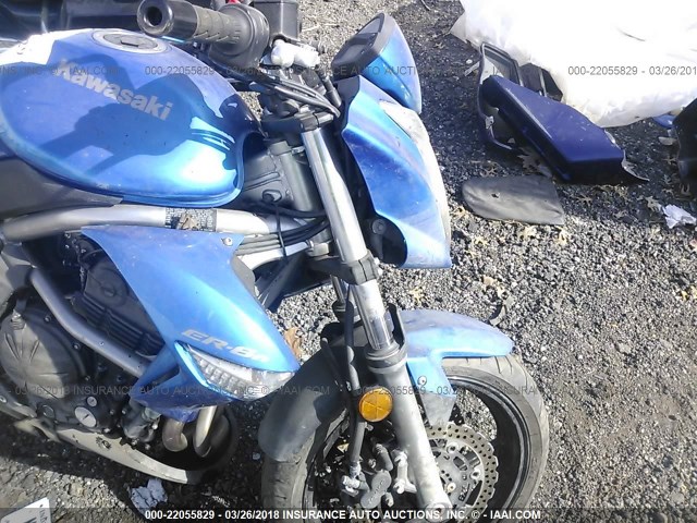 JKAEREC199DA30601 - 2009 KAWASAKI ER650 C BLUE photo 5