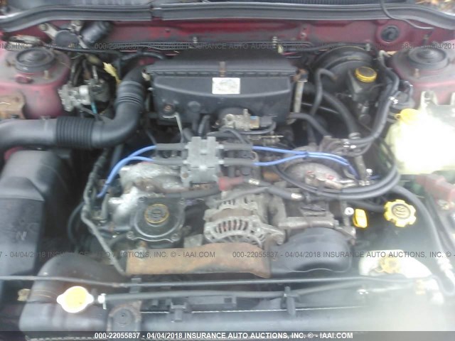 JF1SF65632H752230 - 2002 SUBARU FORESTER S 红色 照片 10