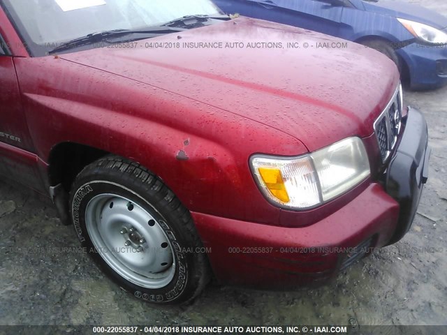 JF1SF65632H752230 - 2002 SUBARU FORESTER S 红色 照片 6