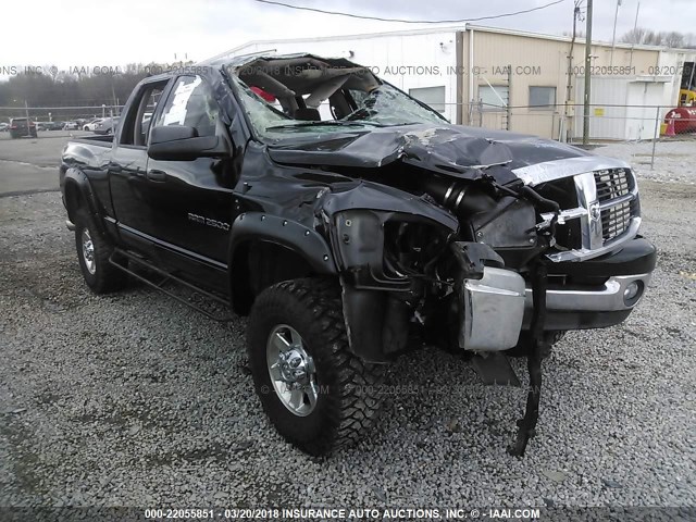 3D7KS28C06G118458 - 2006 DODGE RAM 2500 ST/SLT/LARAMIE შავი ფოტო 1