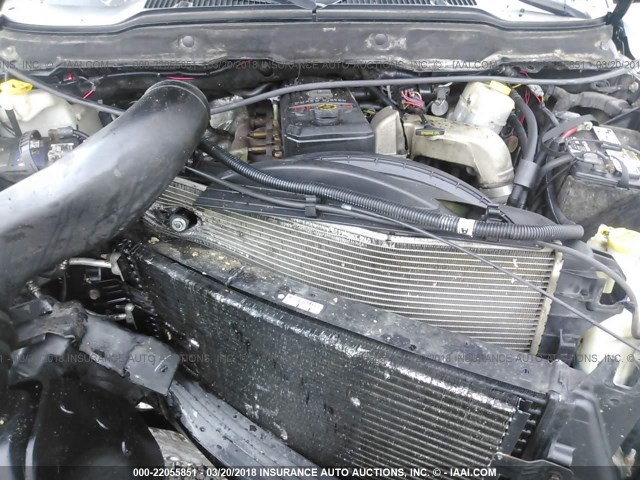 3D7KS28C06G118458 - 2006 DODGE RAM 2500 ST/SLT/LARAMIE შავი ფოტო 10