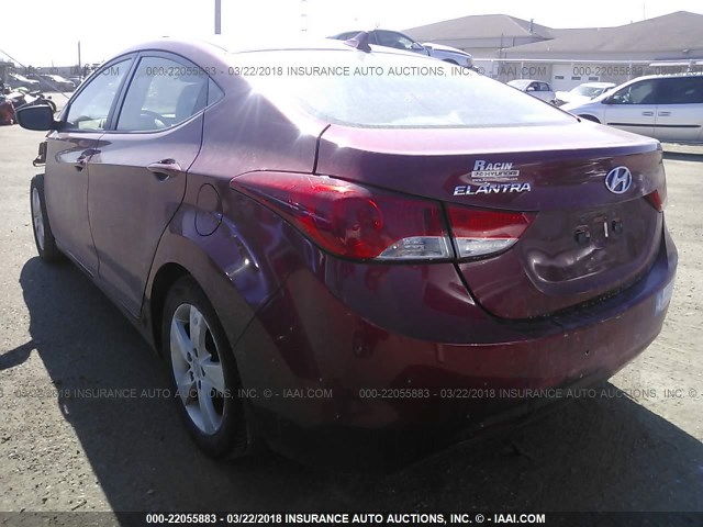 KMHDH4AEXDU616178 - 2013 HYUNDAI ELANTRA GLS/LIMITED Champagne photo 3