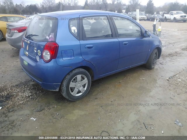 KL1TD66E89B383119 - 2009 CHEVROLET AVEO LS/LT 蓝色 照片 4