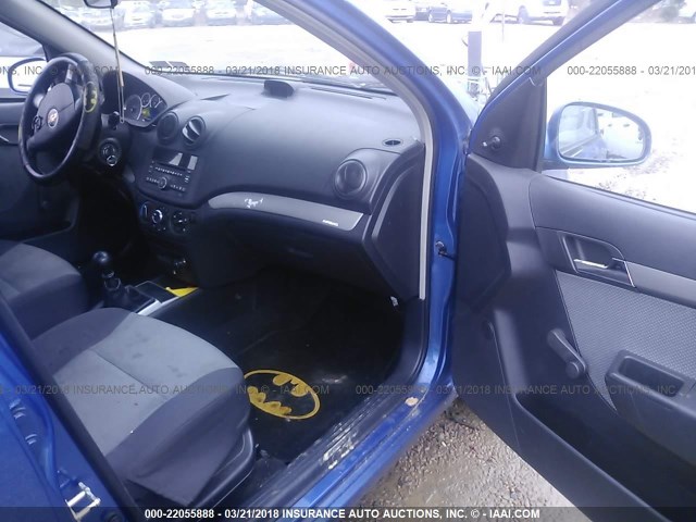 KL1TD66E89B383119 - 2009 CHEVROLET AVEO LS/LT 蓝色 照片 5
