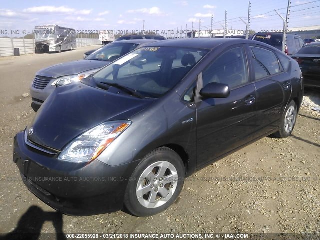 JTDKB20UX83341126 - 2008 TOYOTA PRIUS ნაცრისფერი ფოტო 2