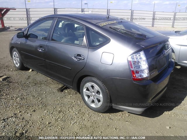 JTDKB20UX83341126 - 2008 TOYOTA PRIUS ნაცრისფერი ფოტო 3