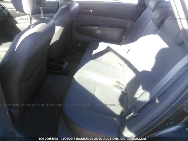 JTDKB20UX83341126 - 2008 TOYOTA PRIUS ნაცრისფერი ფოტო 8
