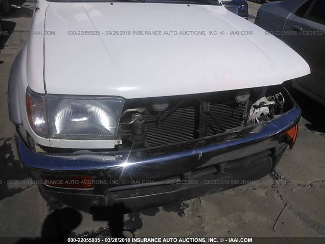 JT3HN87RXT0003732 - 1996 TOYOTA 4RUNNER LIMITED WHITE photo 6