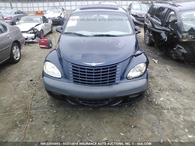 3C8FY68B52T327381 - 2002 CHRYSLER PT CRUISER LIMITED/DREAM CRUISER BLUE photo 6