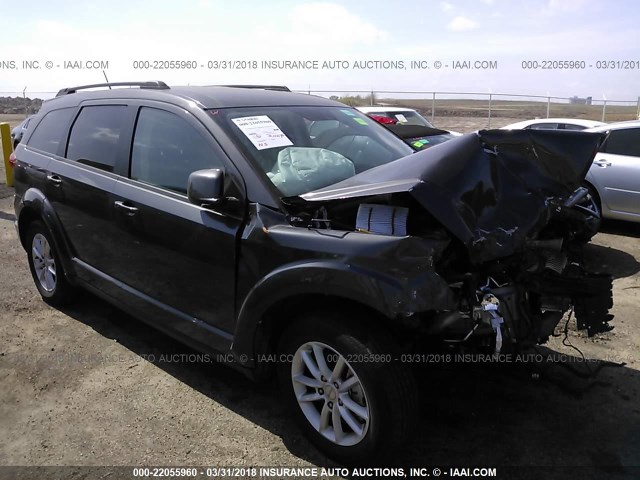 3C4PDCBG4FT637158 - 2015 DODGE JOURNEY SXT GRAY photo 1