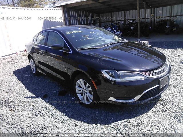 1C3CCCAB3GN112881 - 2016 CHRYSLER 200 LIMITED BLACK photo 1