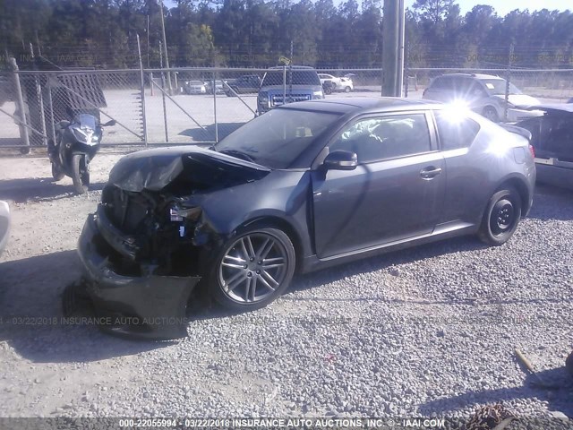 JTKJF5C72B3004831 - 2011 TOYOTA SCION TC 灰色 照片 2