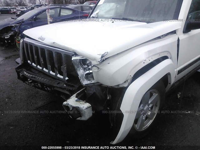 1J8HG48K38C124603 - 2008 JEEP COMMANDER SPORT Սպիտակ լուսանկար 6