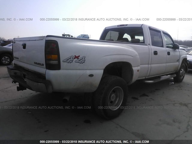 1GCJK33134F146058 - 2004 CHEVROLET SILVERADO K3500 WHITE photo 4