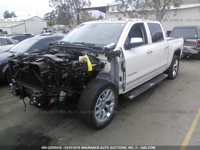 3GTP1VEC0EG541113 - 2014 GMC SIERRA C1500 SLT WHITE photo 2