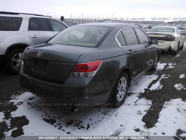 1HGCP2F48AA012358 - 2010 HONDA ACCORD LXP GRAY photo 4