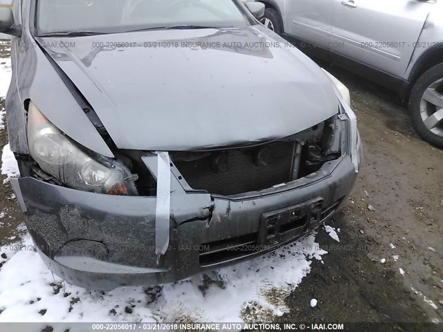 1HGCP2F48AA012358 - 2010 HONDA ACCORD LXP GRAY photo 6