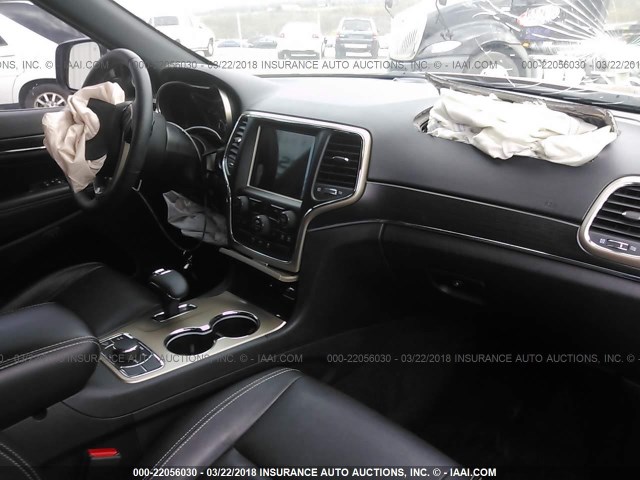1C4RJFBG0EC571401 - 2014 JEEP GRAND CHEROKEE LIMITED RED photo 5