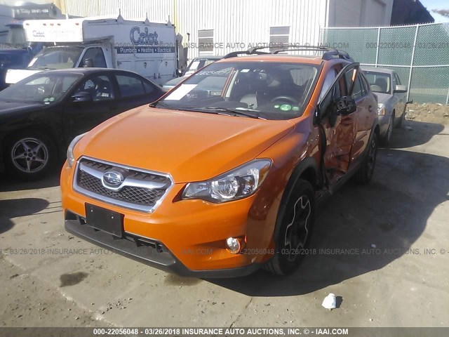 JF2GPAKC3DH830388 - 2013 SUBARU XV CROSSTREK 2.0 LIMITED ORANGE photo 2