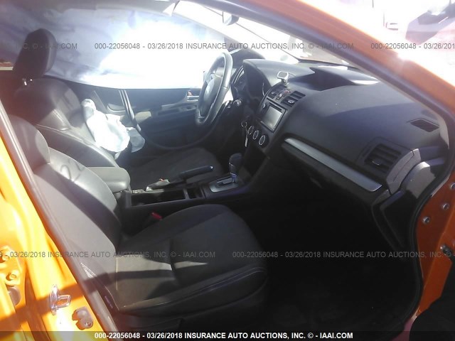 JF2GPAKC3DH830388 - 2013 SUBARU XV CROSSTREK 2.0 LIMITED ORANGE photo 5