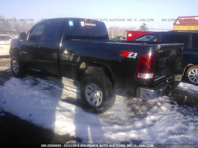 1GTSKWE32AZ140122 - 2010 GMC SIERRA K1500 SLT BLACK photo 3