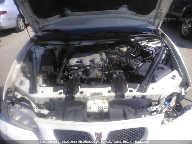 1G2WK52J82F210678 - 2002 PONTIAC GRAND PRIX SE თეთრი ფოტო 10