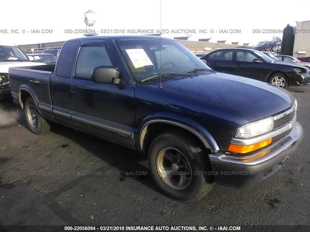 1GCCS1949X8133001 - 1999 CHEVROLET S TRUCK S10 Dark Blue photo 1