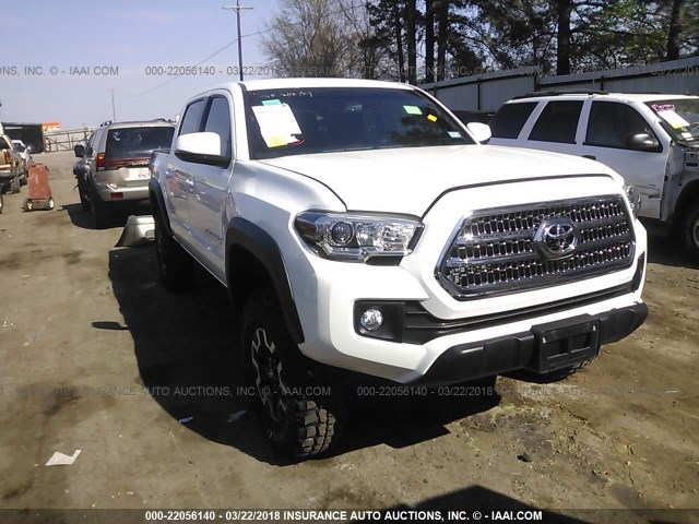 5TFCZ5AN1HX053982 - 2017 TOYOTA TACOMA DBL CAB/SR/TRDSPT/OR/PRO Ақ фото 1