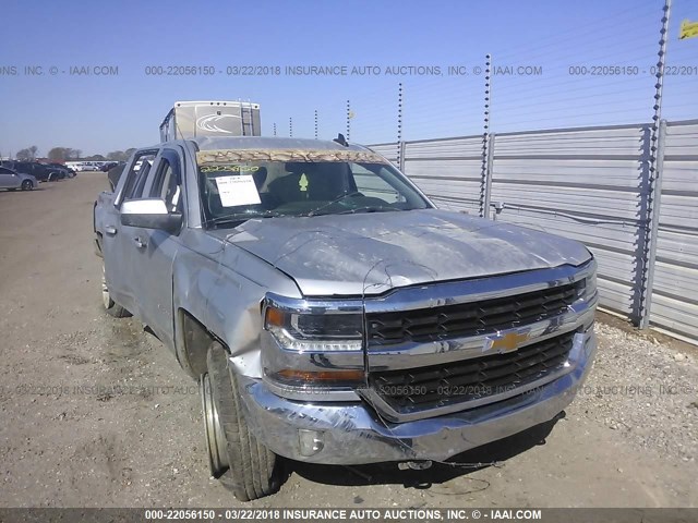 1GCVKREC4GZ167331 - 2016 CHEVROLET SILVERADO K1500 LT SILVER photo 6