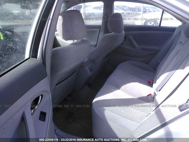 4T1BE46K48U225354 - 2008 TOYOTA CAMRY CE/LE/XLE/SE SILVER photo 8