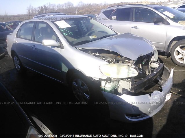 1NXBR32E05Z459484 - 2005 TOYOTA COROLLA CE/LE/S SILVER photo 1