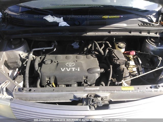 JTLKT324164119702 - 2006 TOYOTA SCION XB ნაცრისფერი ფოტო 10