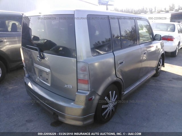 JTLKT324164119702 - 2006 TOYOTA SCION XB ნაცრისფერი ფოტო 4