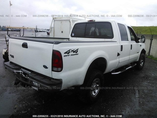 1FTSW31F62EB14828 - 2002 FORD F350 SRW SUPER DUTY WHITE photo 4