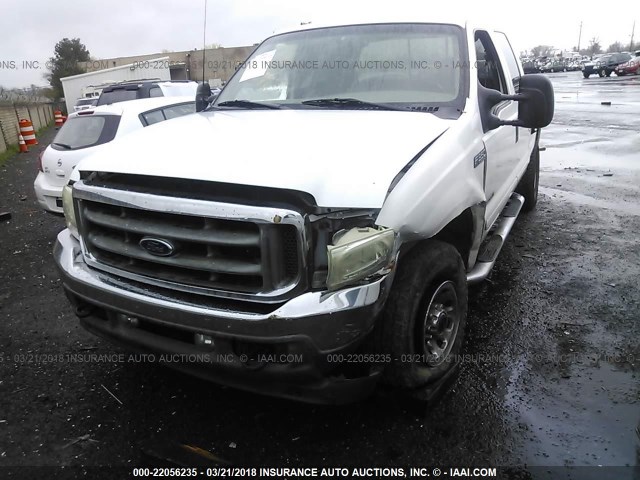 1FTSW31F62EB14828 - 2002 FORD F350 SRW SUPER DUTY WHITE photo 6