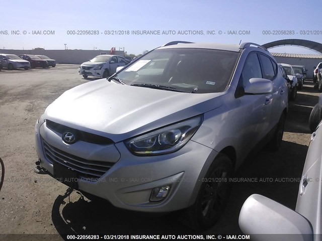 KM8JU3AG5FU971112 - 2015 HYUNDAI TUCSON LIMITED/SE SILVER photo 2