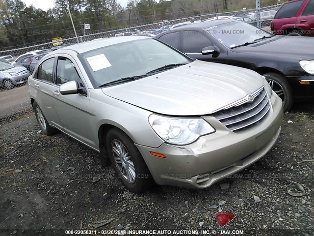 1C3LC56R98N145239 - 2008 CHRYSLER SEBRING TOURING GOLD photo 1