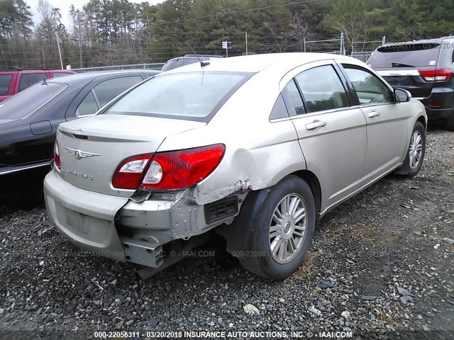 1C3LC56R98N145239 - 2008 CHRYSLER SEBRING TOURING GOLD photo 6