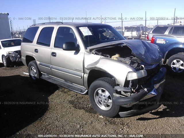 1GNEK13V53R117853 - 2003 CHEVROLET TAHOE K1500 GRAY photo 1