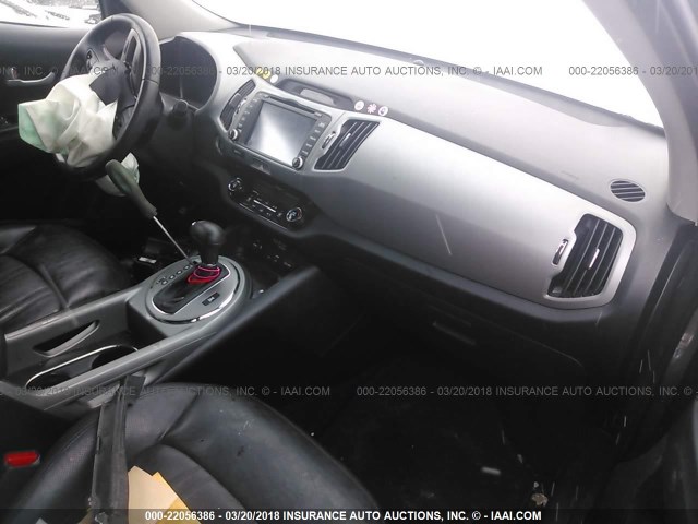 KNDPCCA69G7806835 - 2016 KIA SPORTAGE EX/SX GRAY photo 5