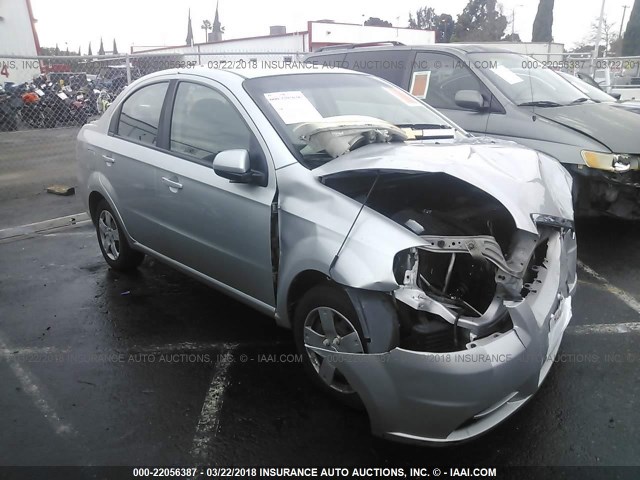 KL1TD5DE8BB165362 - 2011 CHEVROLET AVEO LS/LT SILVER photo 1