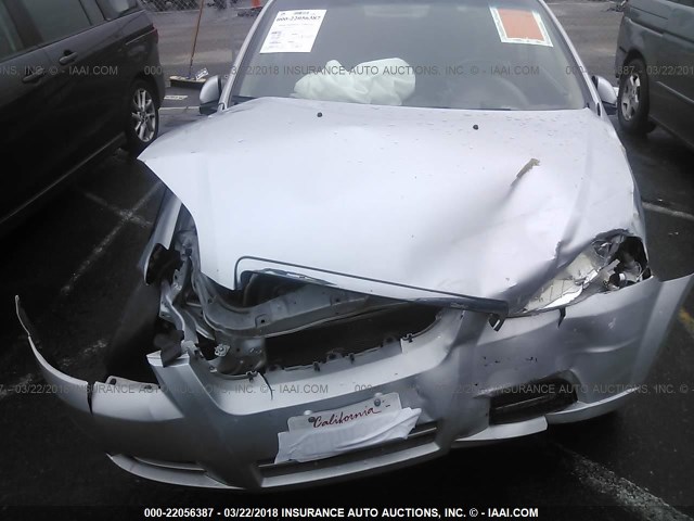 KL1TD5DE8BB165362 - 2011 CHEVROLET AVEO LS/LT 银色 照片 10