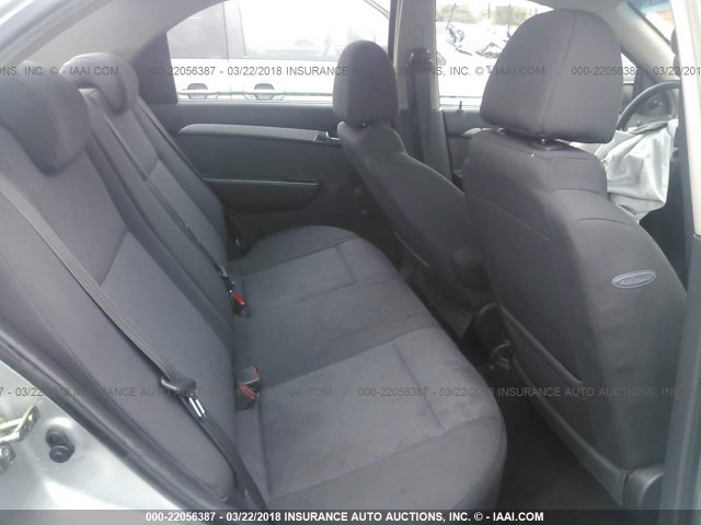 KL1TD5DE8BB165362 - 2011 CHEVROLET AVEO LS/LT 银色 照片 8