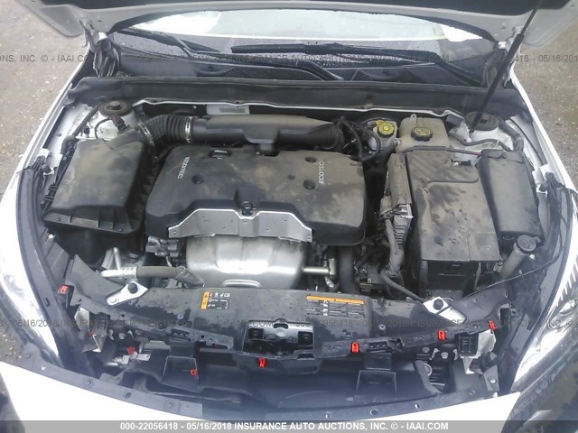 1G11C5SL9FU152482 - 2015 CHEVROLET MALIBU 1LT WHITE photo 10