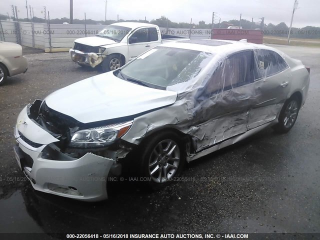 1G11C5SL9FU152482 - 2015 CHEVROLET MALIBU 1LT WHITE photo 2