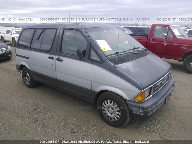 1FMCA11U2KZC13916 - 1989 FORD AEROSTAR GRAY photo 1