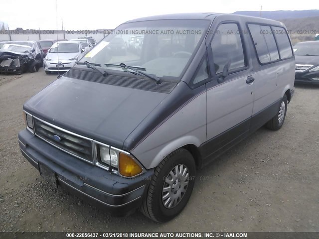 1FMCA11U2KZC13916 - 1989 FORD AEROSTAR GRAY photo 6