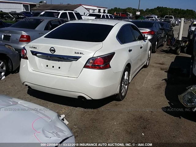 1N4BL3AP6EC144578 - 2014 NISSAN ALTIMA 3.5S/3.5SV/3.5SL WHITE photo 4