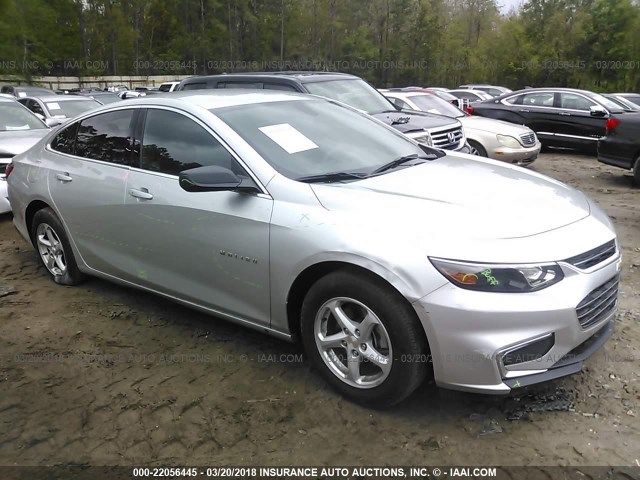 1G1ZB5ST4HF134811 - 2017 CHEVROLET MALIBU LS 银色 照片 1