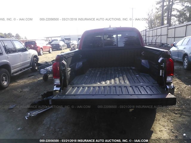 5TFAZ5CN4HX049302 - 2017 TOYOTA TACOMA DBL CAB/SR5/TRD SPORT/OR RED photo 8